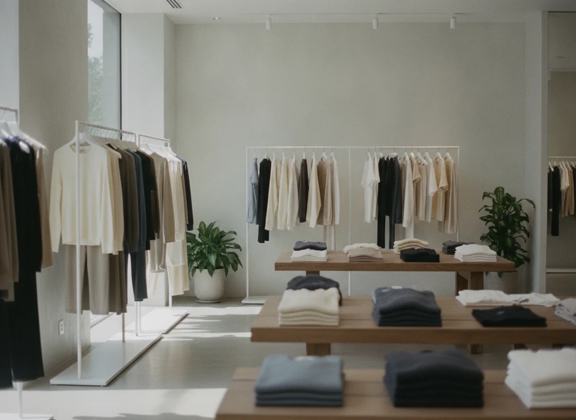 Escenario conceptual para una tienda de moda